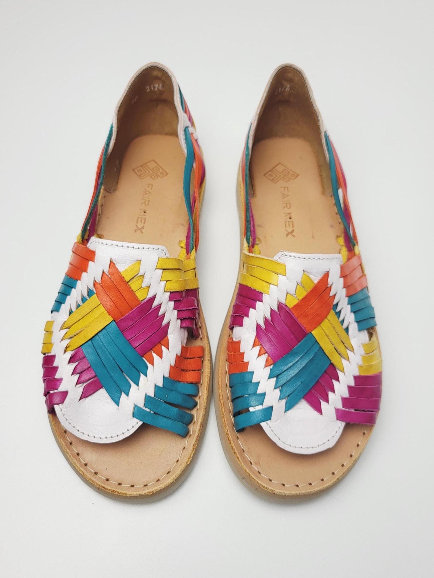 mexikanische Huaraches, handgemachte Huarache Sandalen, Ledersandalen, Huarache Schuhe