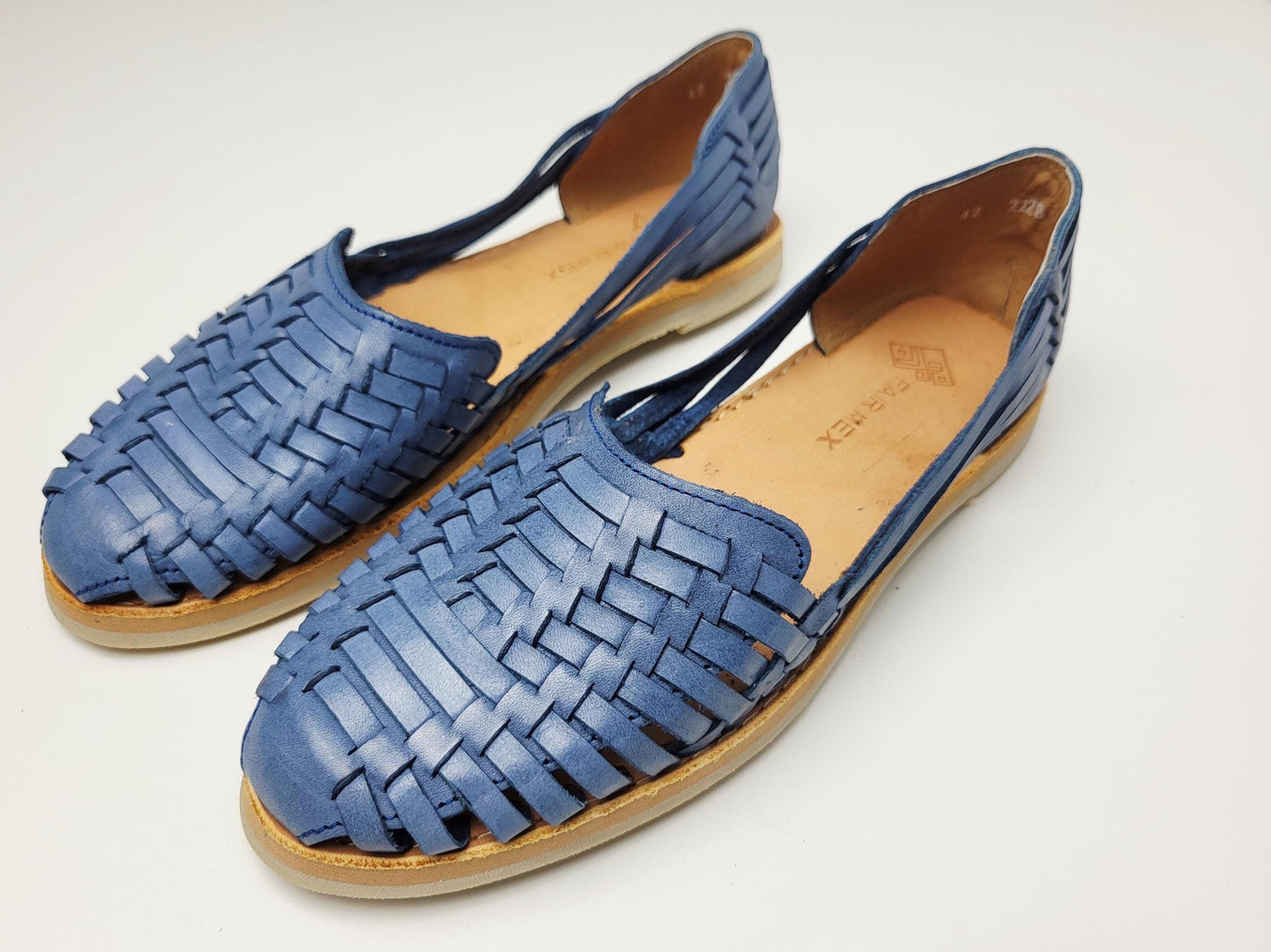 mexikanische Huaraches, handgemachte Huarache Sandalen, Ledersandalen, Huarache Schuhe
