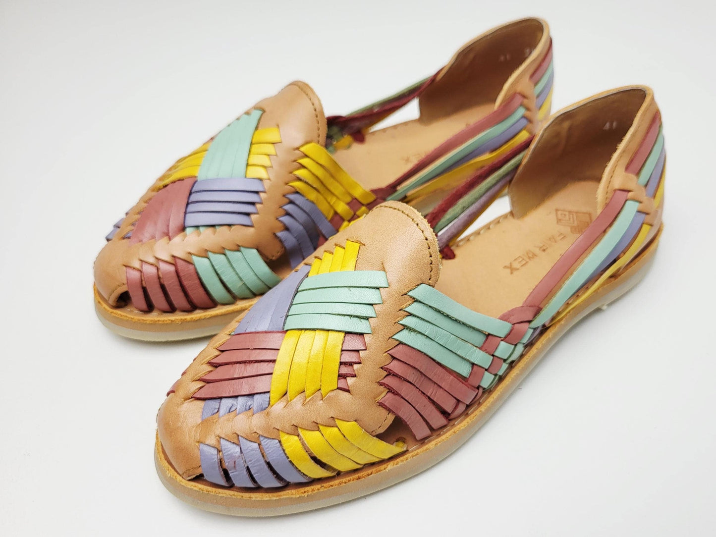 mexikanische Huaraches, handgemachte Huarache Sandalen, Ledersandalen, Huarache Schuhe