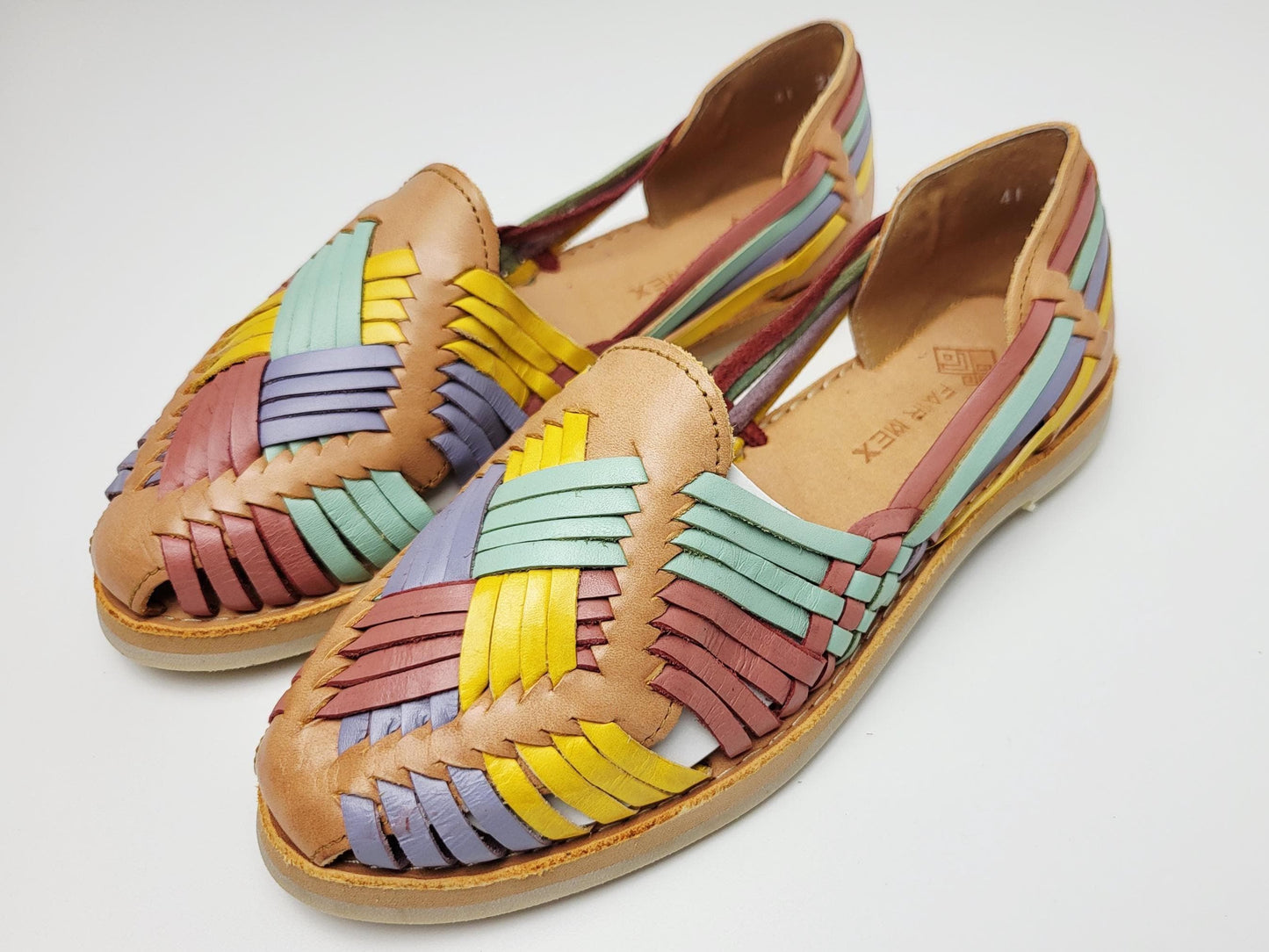mexikanische Huaraches, handgemachte Huarache Sandalen, Ledersandalen, Huarache Schuhe