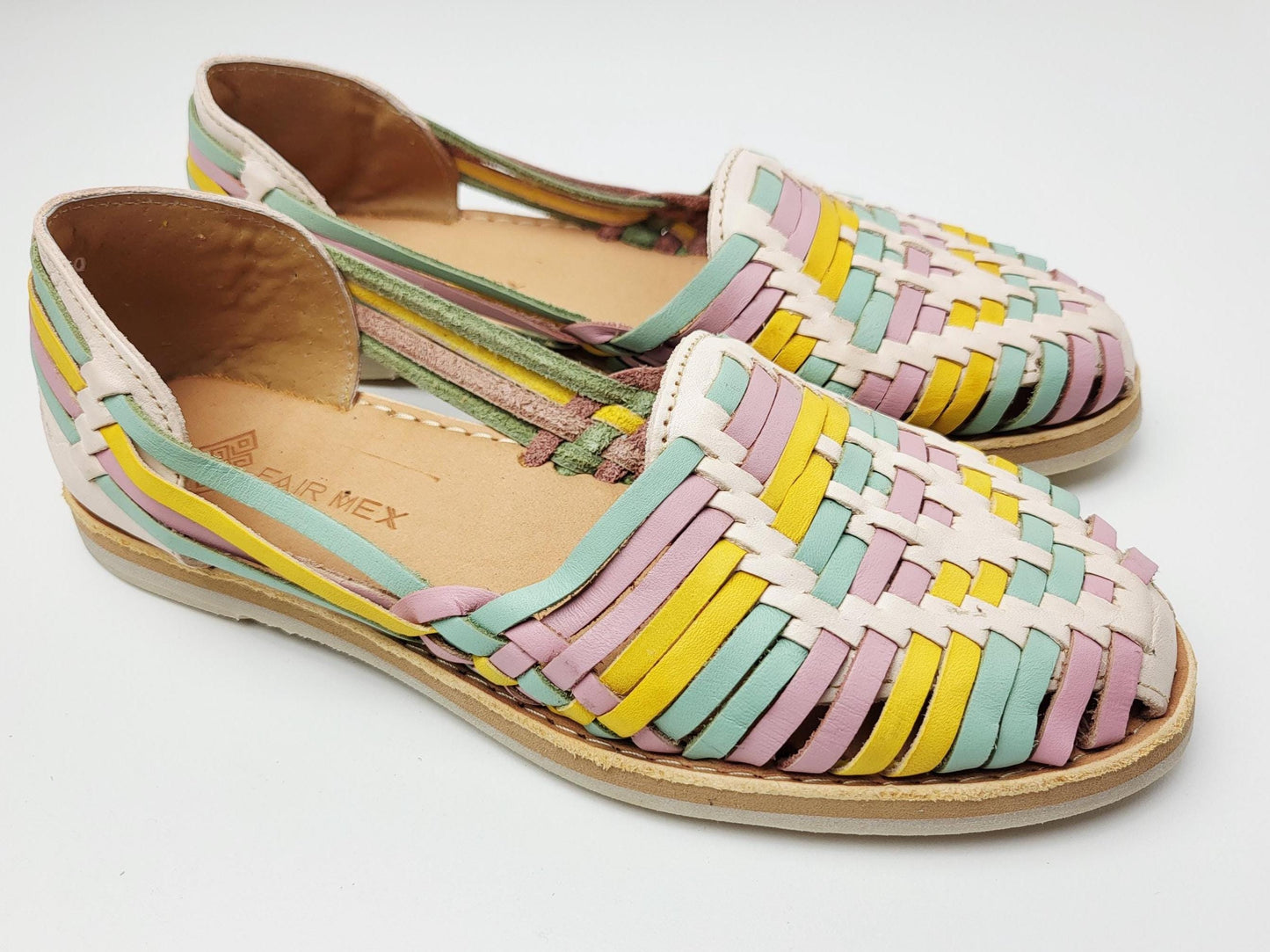 mexikanische Huaraches, handgemachte Huarache Sandalen, Ledersandalen, Huarache Schuhe