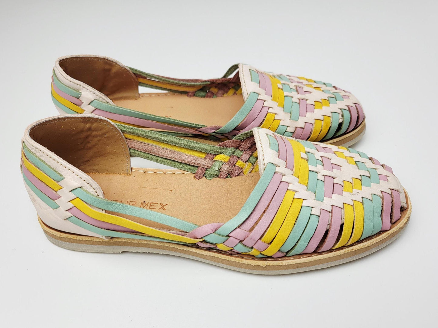 mexikanische Huaraches, handgemachte Huarache Sandalen, Ledersandalen, Huarache Schuhe