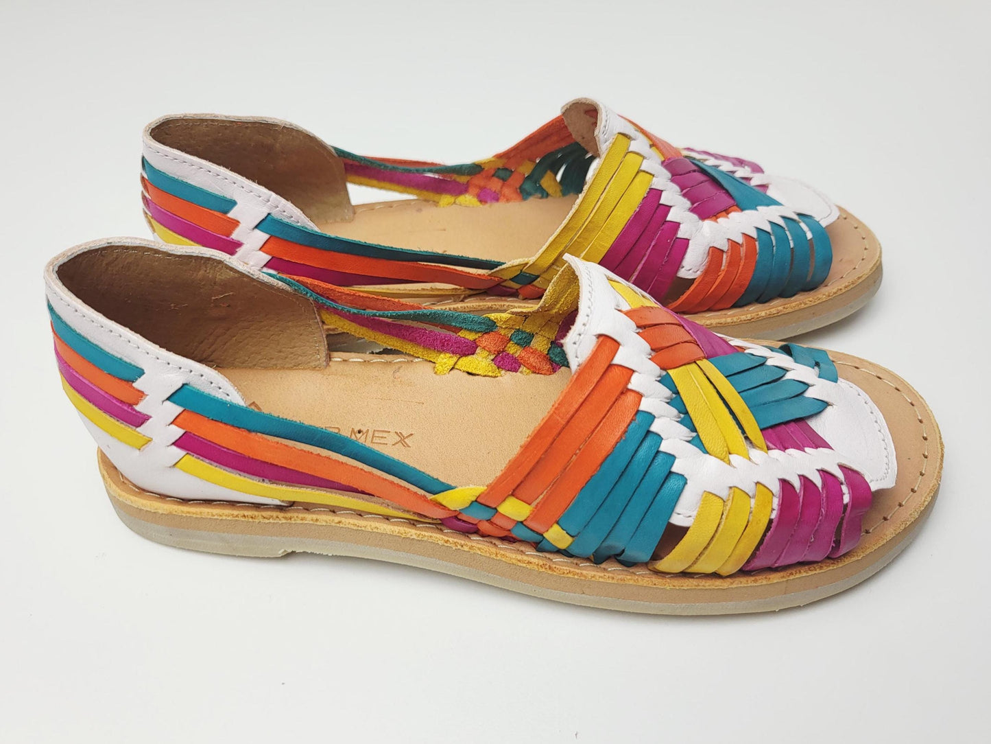 mexikanische Huaraches, handgemachte Huarache Sandalen, Ledersandalen, Huarache Schuhe