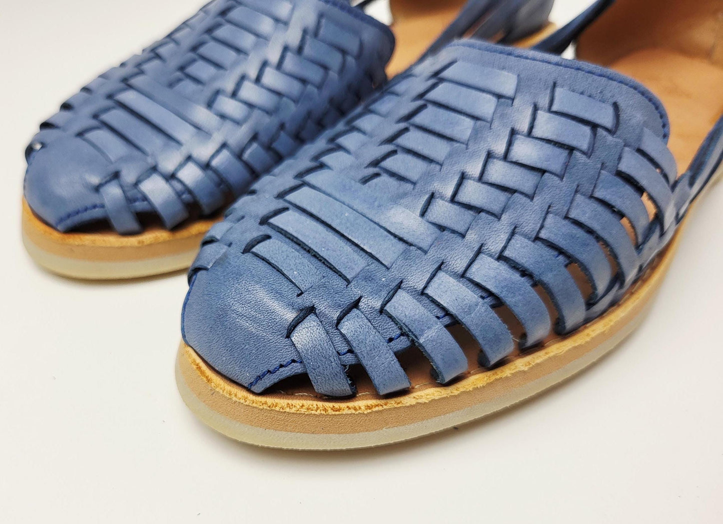 mexikanische Huaraches, handgemachte Huarache Sandalen, Ledersandalen, Huarache Schuhe