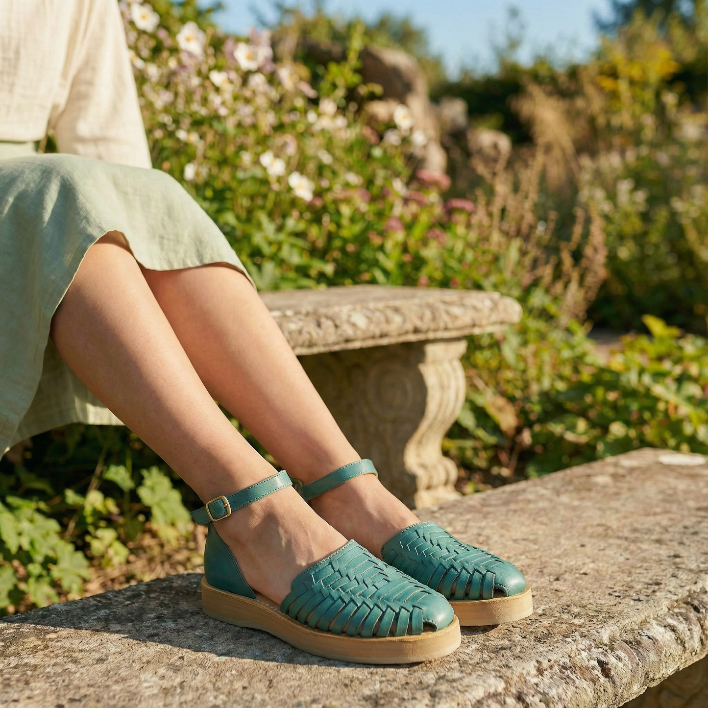 mexikanische Huaraches, handgemachte Huarache Sandalen, Ledersandalen, Huarache Schuhe