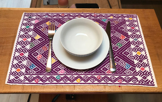 mexikanischer Mini Teppich, Untersetzer, kleiner Teppich