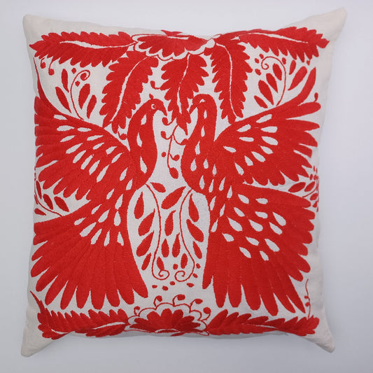 Mexican hand embroidered pillow cover, Otomi pillow cover, Mexico pillow, Mexican pillow cover