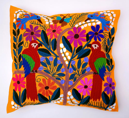 Mexican cushion cover, handmade in Mexico