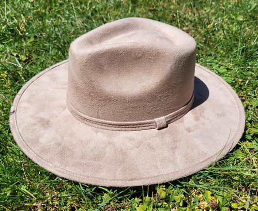 Fedora hat, handmade hat from Mexico, boho hat, beige hat