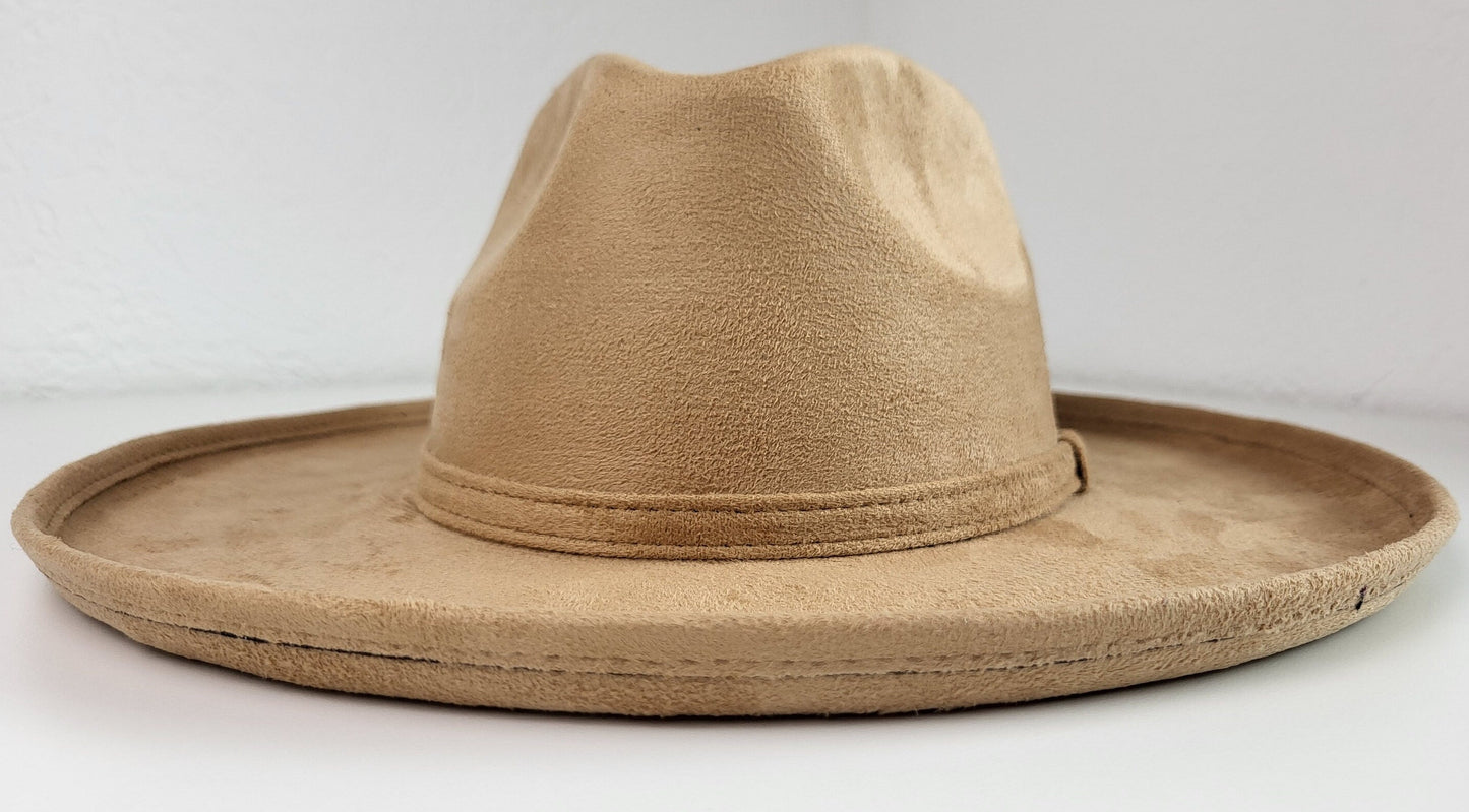 Fedora Hut mit gebogener Krempe, Damen Hut, Herren Hut