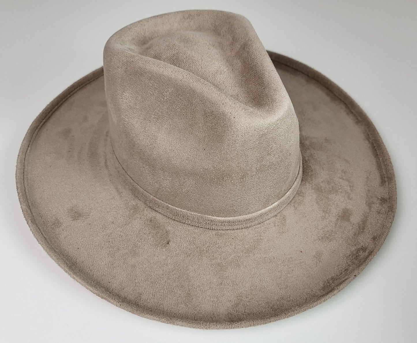 Fedora hat with curved brim, women's hat, men's hat