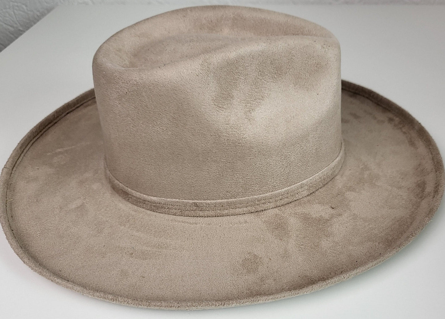 Fedora hat with curved brim, women's hat, men's hat