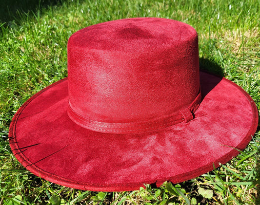 Boater hat with wide brim, handmade hat from Mexico, boho hat, women's hat