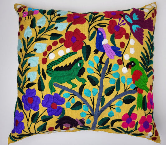 Mexican cushion cover, handmade in Mexico