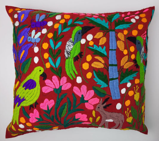 Mexican cushion cover, handmade in Mexico