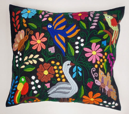 Mexican cushion cover, handmade in Mexico