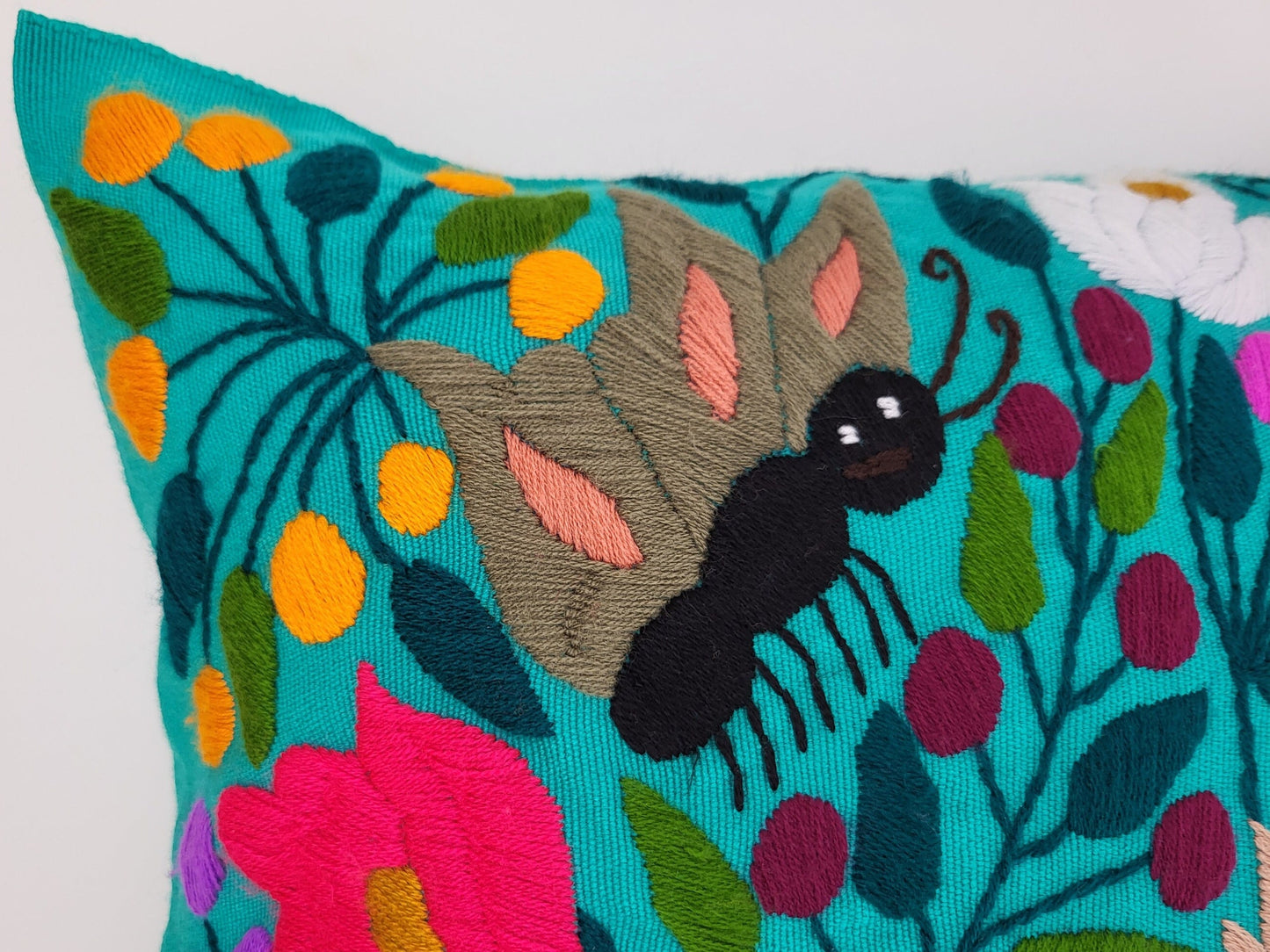 Mexican cushion cover, handmade in Mexico