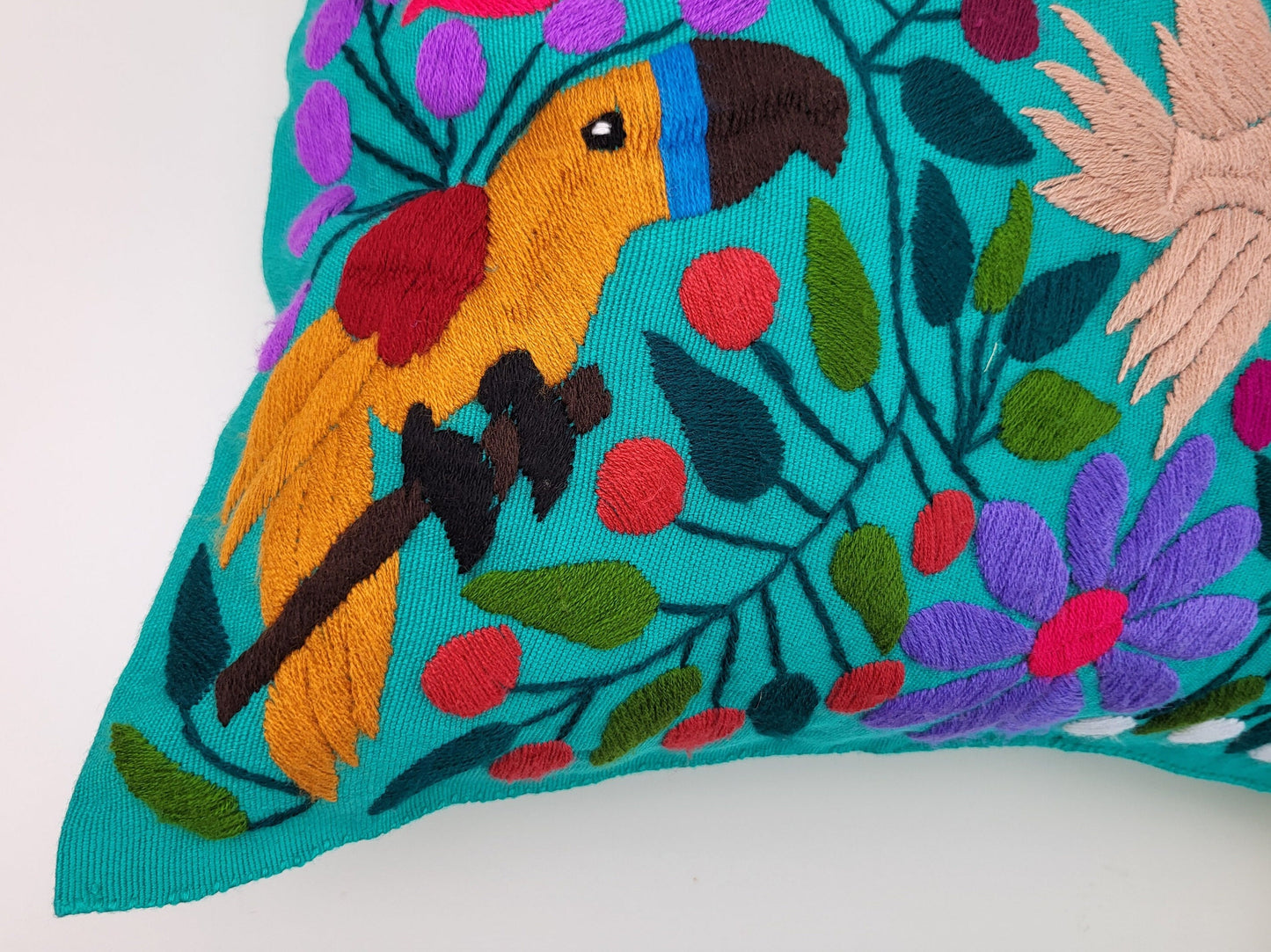 Mexican cushion cover, handmade in Mexico