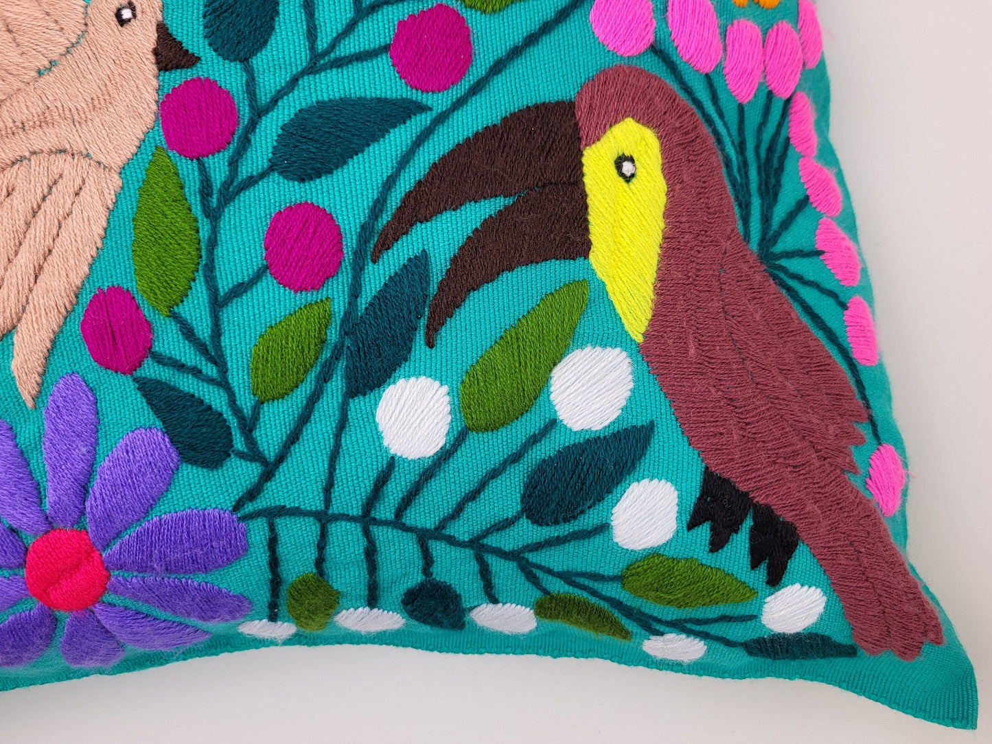 Mexican cushion cover, handmade in Mexico