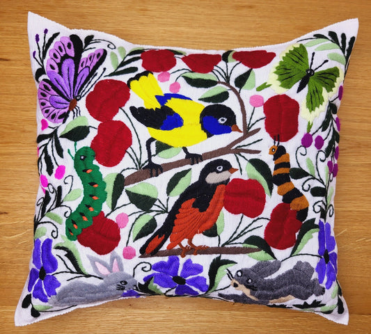 Mexican cushion cover, handmade in Mexico