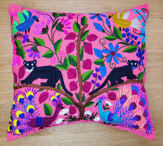 Mexican cushion cover, handmade in Mexico