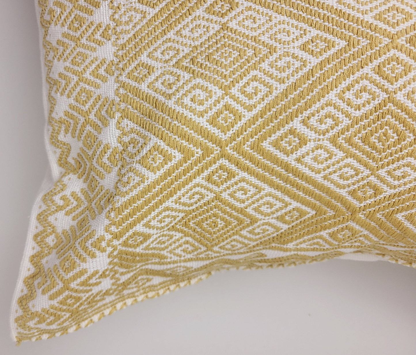 mexican handwoven pillow cover, handwoven pillow