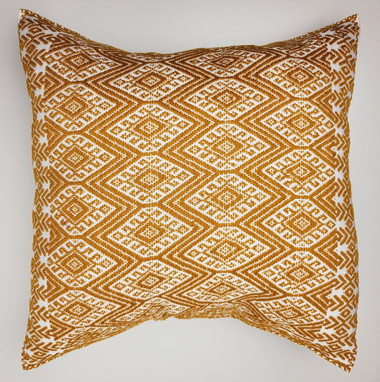 mexican handwoven pillow cover, handwoven pillow