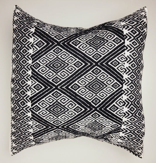 Mexican Mayan pillow, handwoven pillow