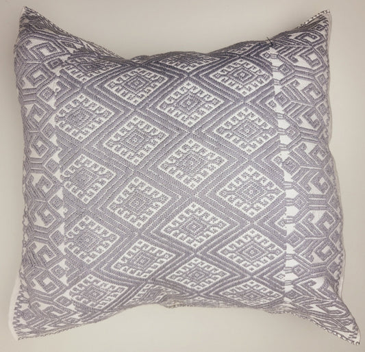 mexican handwoven pillow cover, handwoven pillow