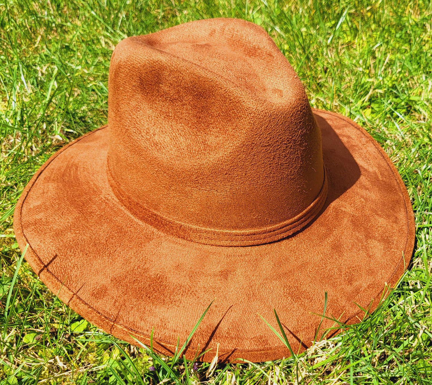Fedora Hut mit gebogener Krempe, handgemachter mexikanischer Hut für Frau und Mann