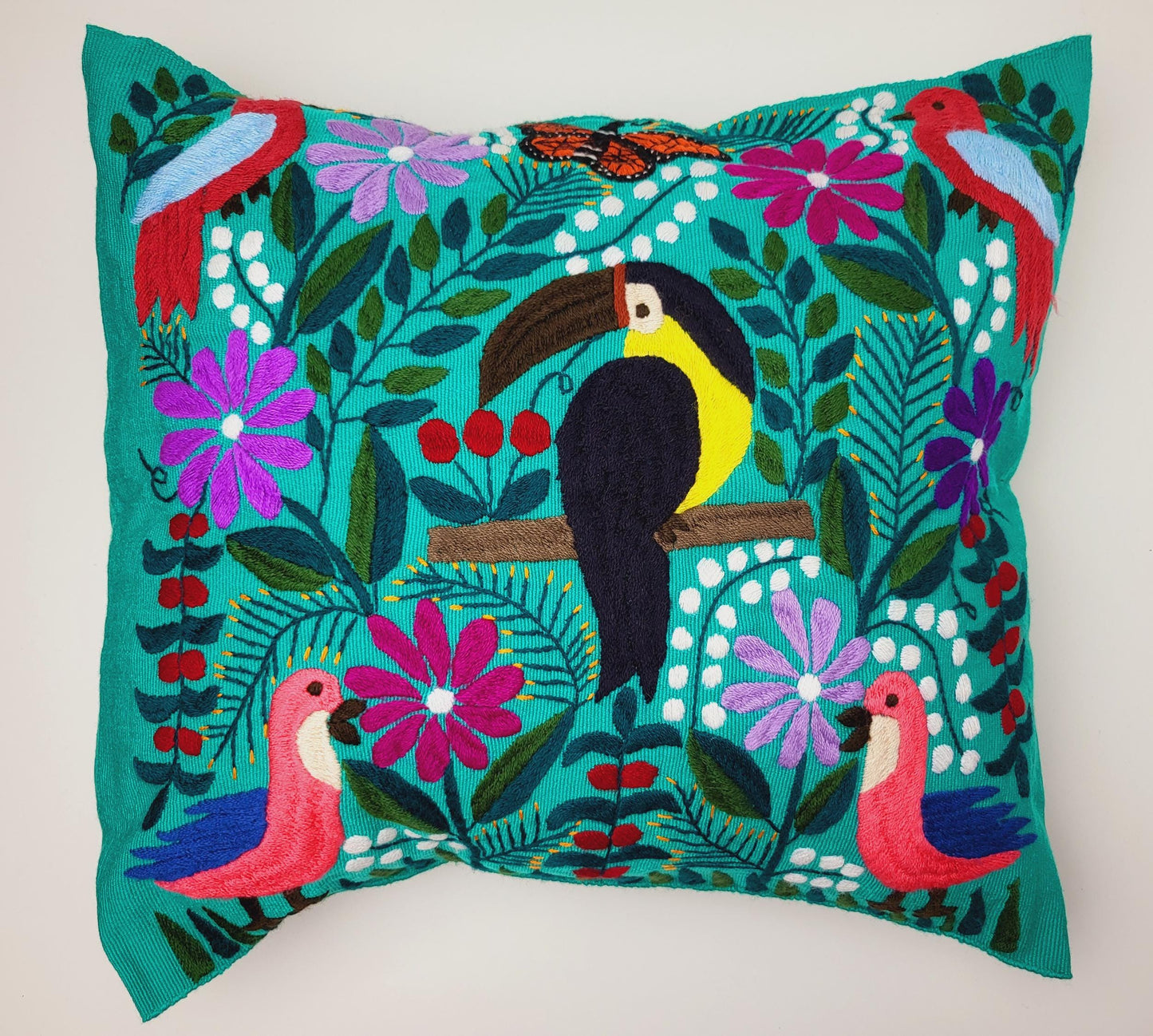 handmade mexican pillow case