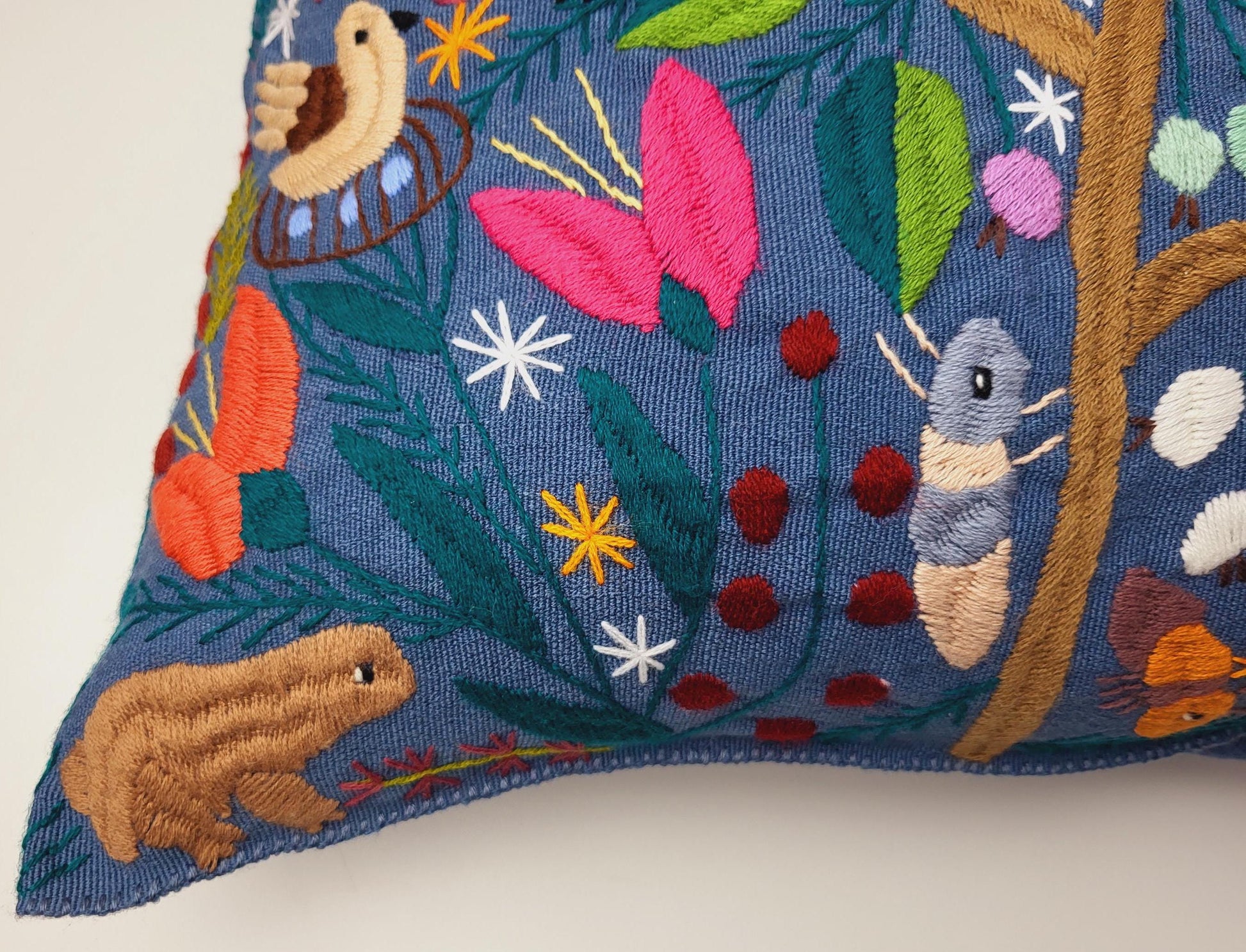 handgemachte mexikanische Kissen, Mexikanische Kissenbezüge mit Tiermuster, Mexiko Deko, Mexican Decor