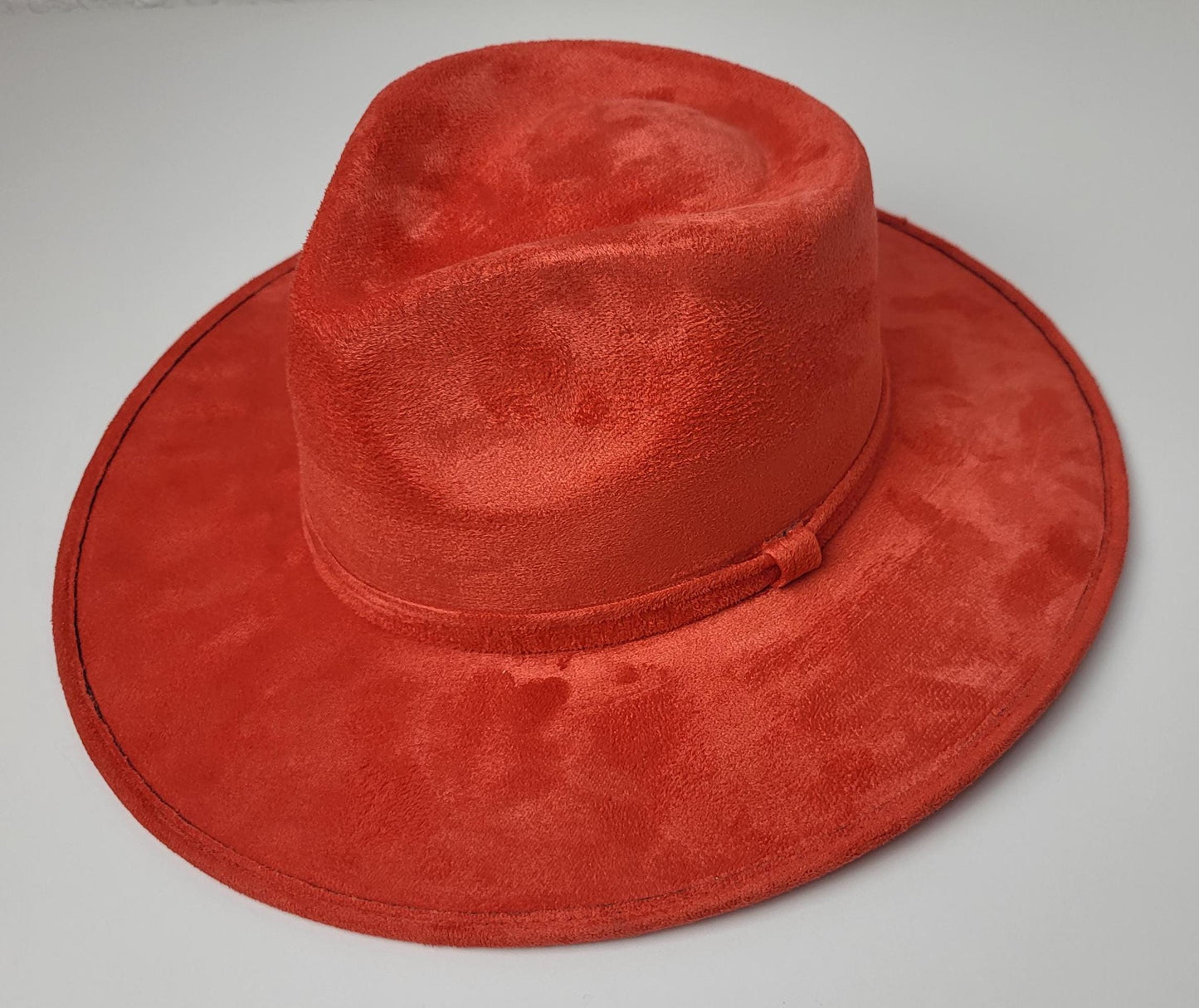 Chapeau Fedora, chapeau fait main au Mexique, chapeau bohème, chapeau rose