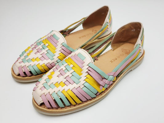 mexikanische Huaraches, handgemachte Huarache Sandalen, Ledersandalen, Huarache Schuhe