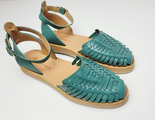 mexikanische Huaraches, handgemachte Huarache Sandalen, Ledersandalen, Huarache Schuhe