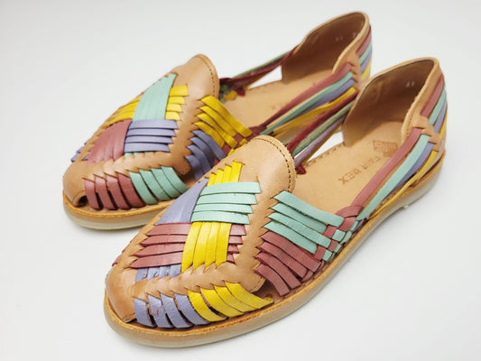 Huaraches mexicaines, sandales Huarache faites à la main, sandales en cuir, chaussures Huarache