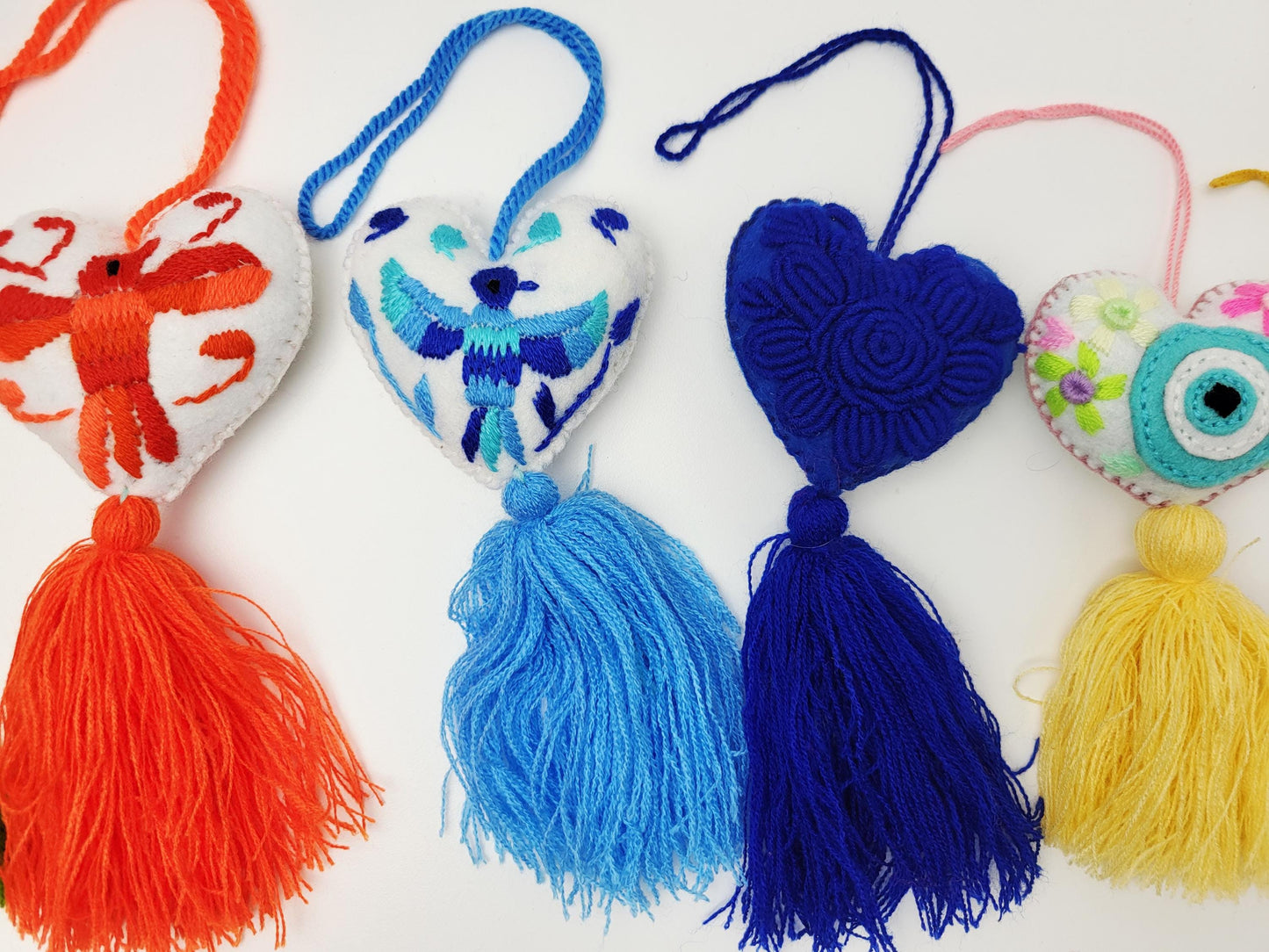 Mexikanischer Anhänger, mexikanisches Herz, mexikanische Deko, Herz Anhänger