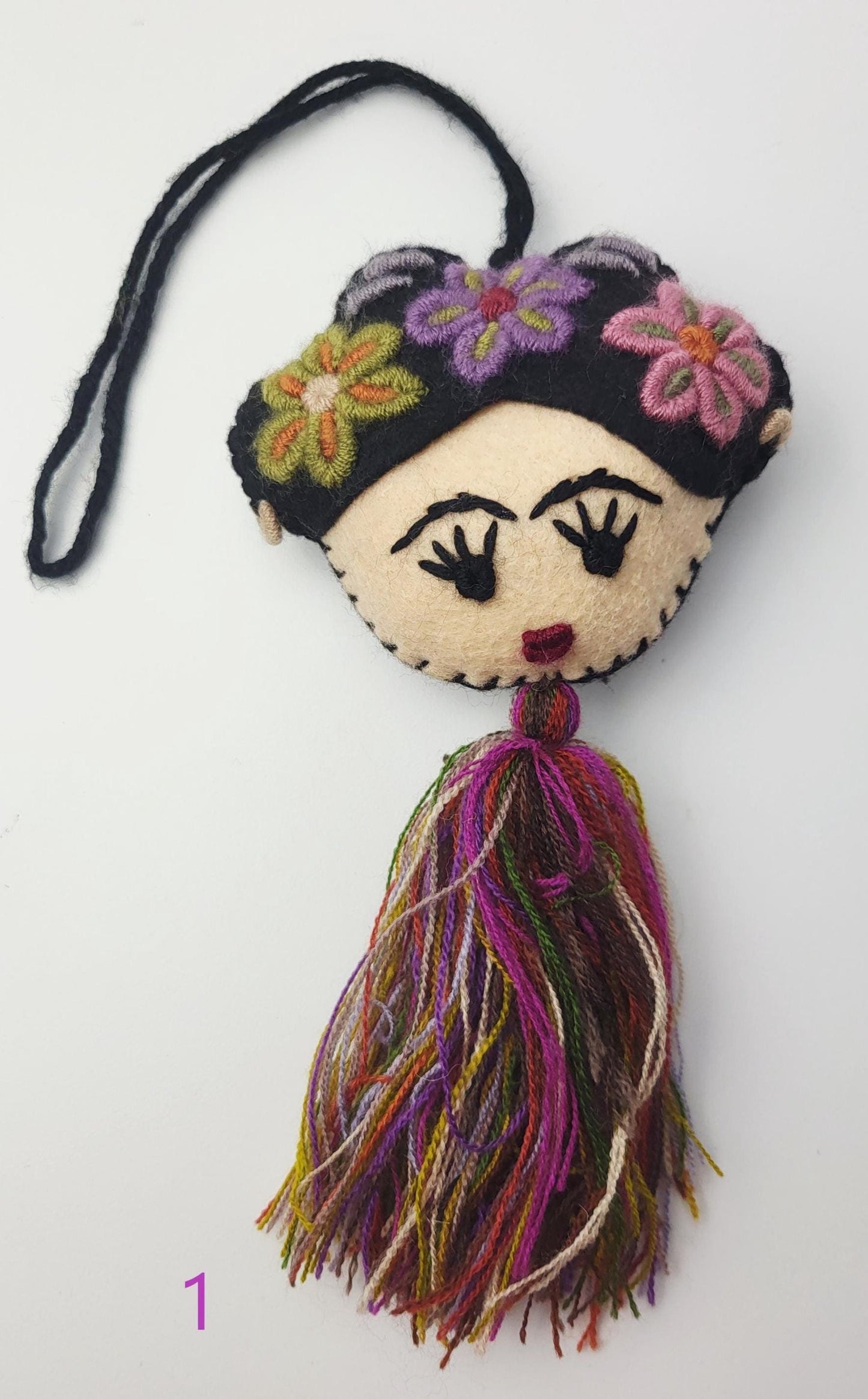 Mexican pendant, Frida Kahlo decoration, Mexican decoration