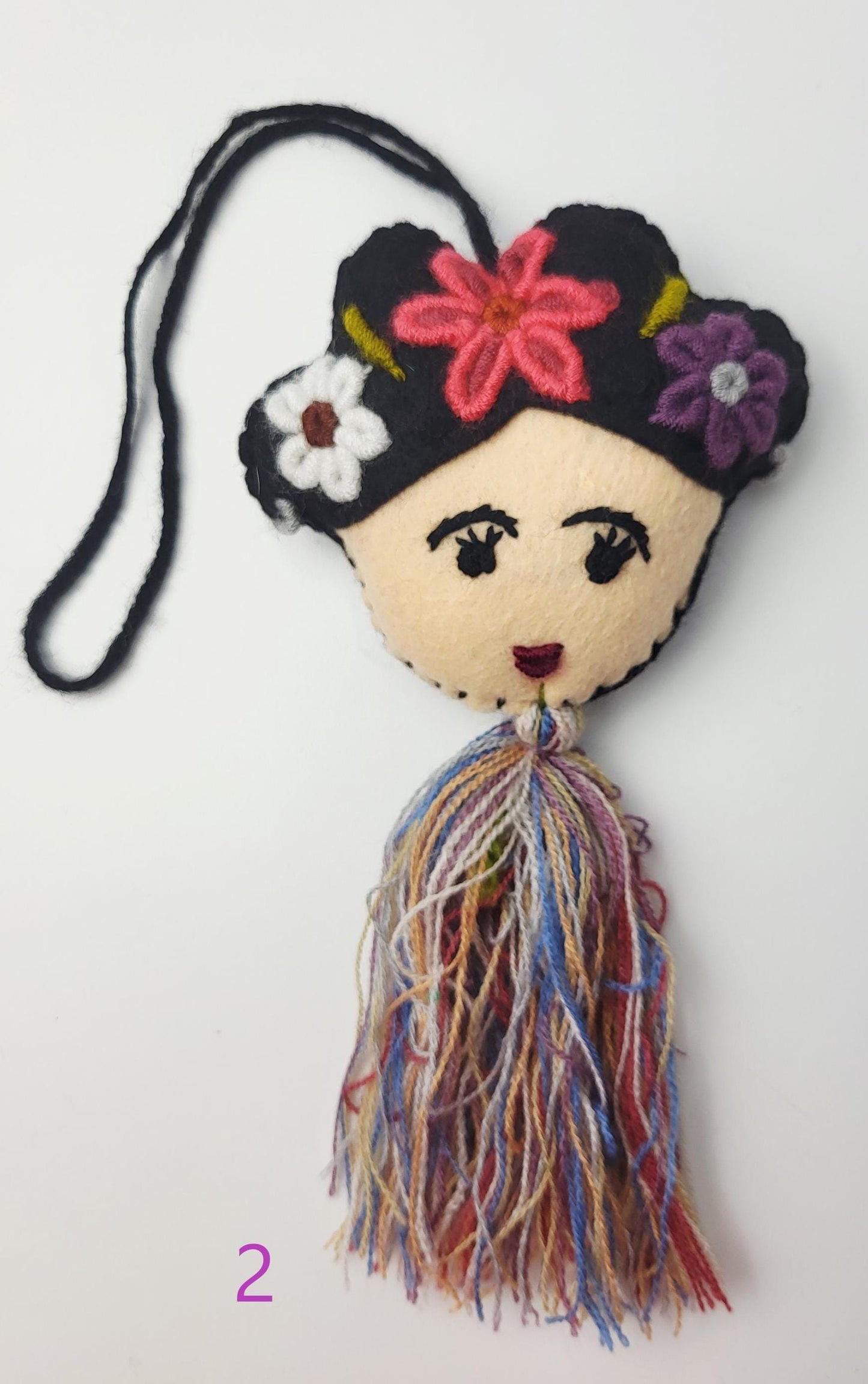 Mexican pendant, Frida Kahlo decoration, Mexican decoration