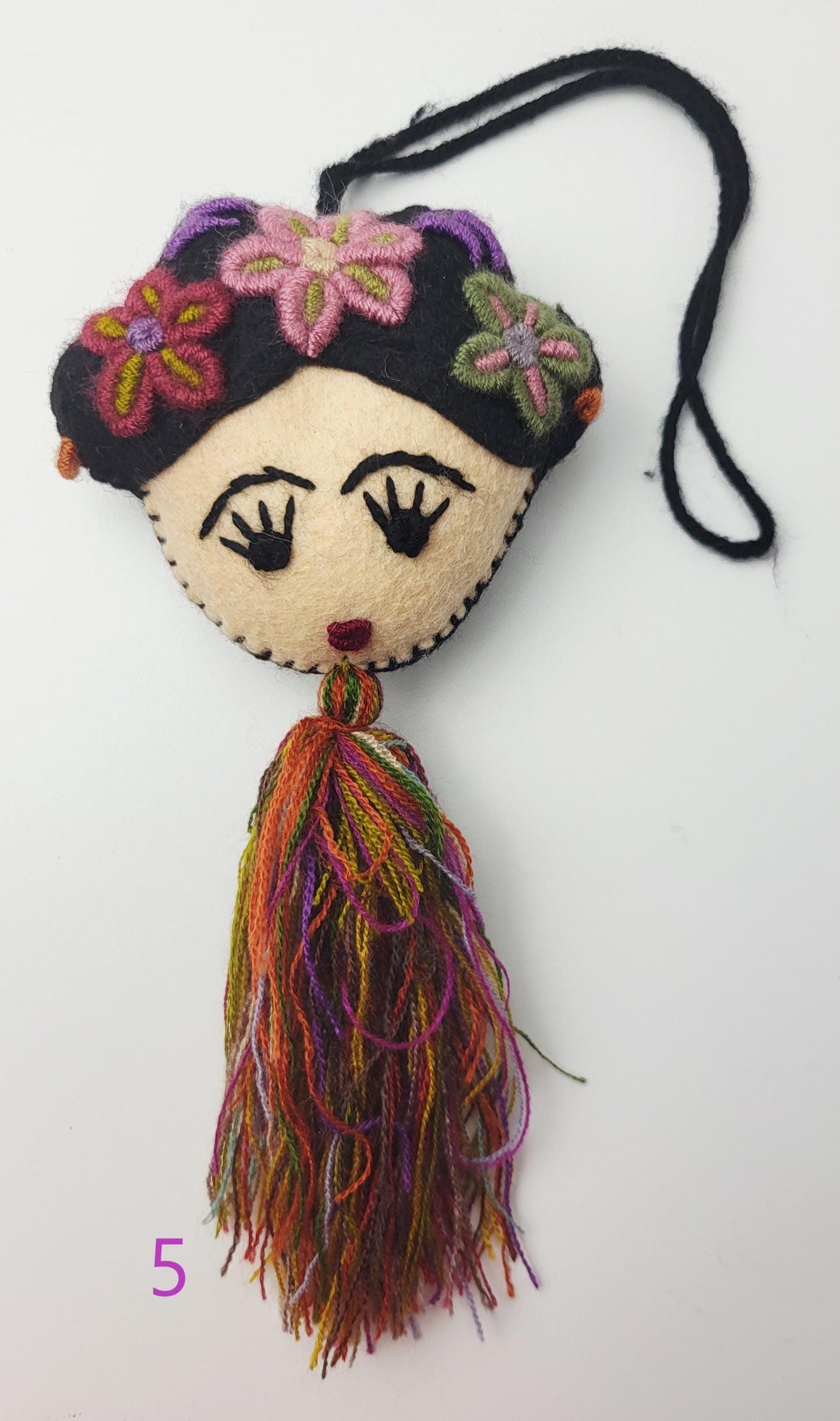 Mexican pendant, Frida Kahlo decoration, Mexican decoration