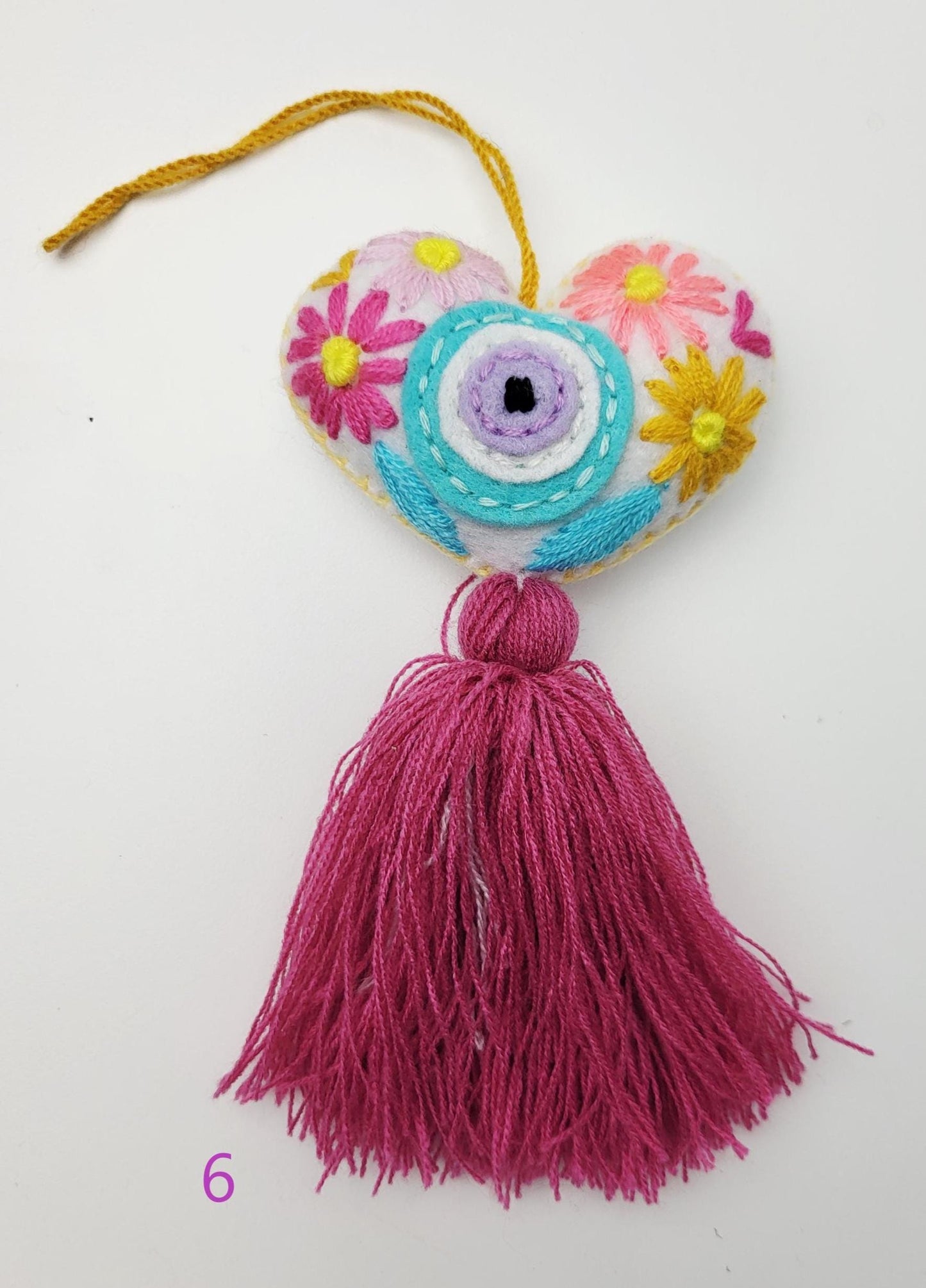 Mexikanischer Anhänger, mexikanisches Herz, mexikanische Deko, Herz Anhänger