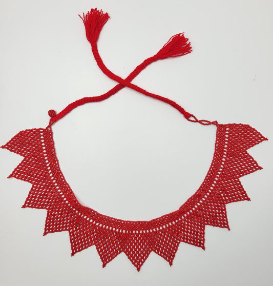 mexikanische Perlenschmuck, Perlenkette aus Chiapas Mexiko, bunte Ketten hergestellt von Indigenen Frauen
