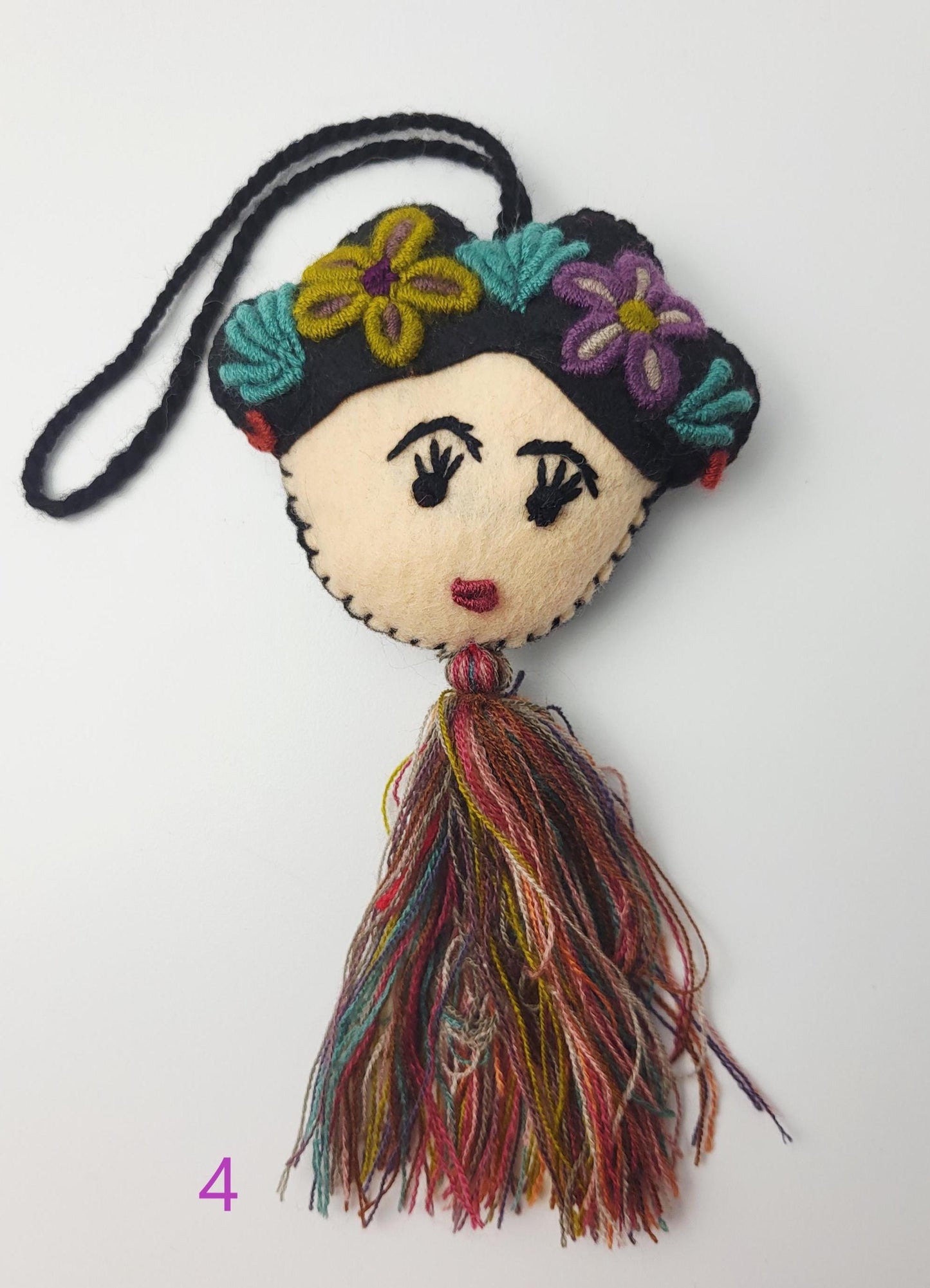 Mexican pendant, Frida Kahlo decoration, Mexican decoration