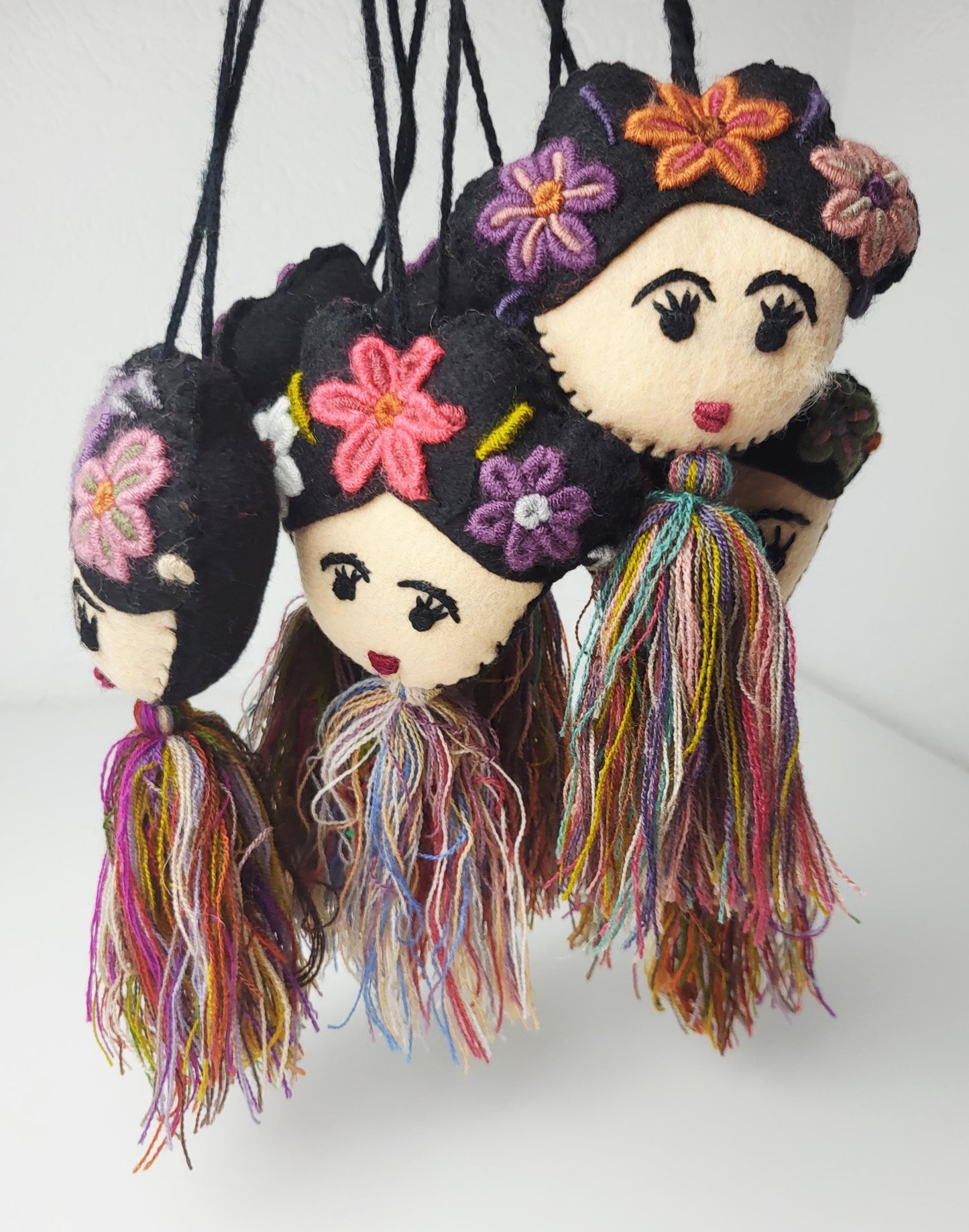 Mexican pendant, Frida Kahlo decoration, Mexican decoration