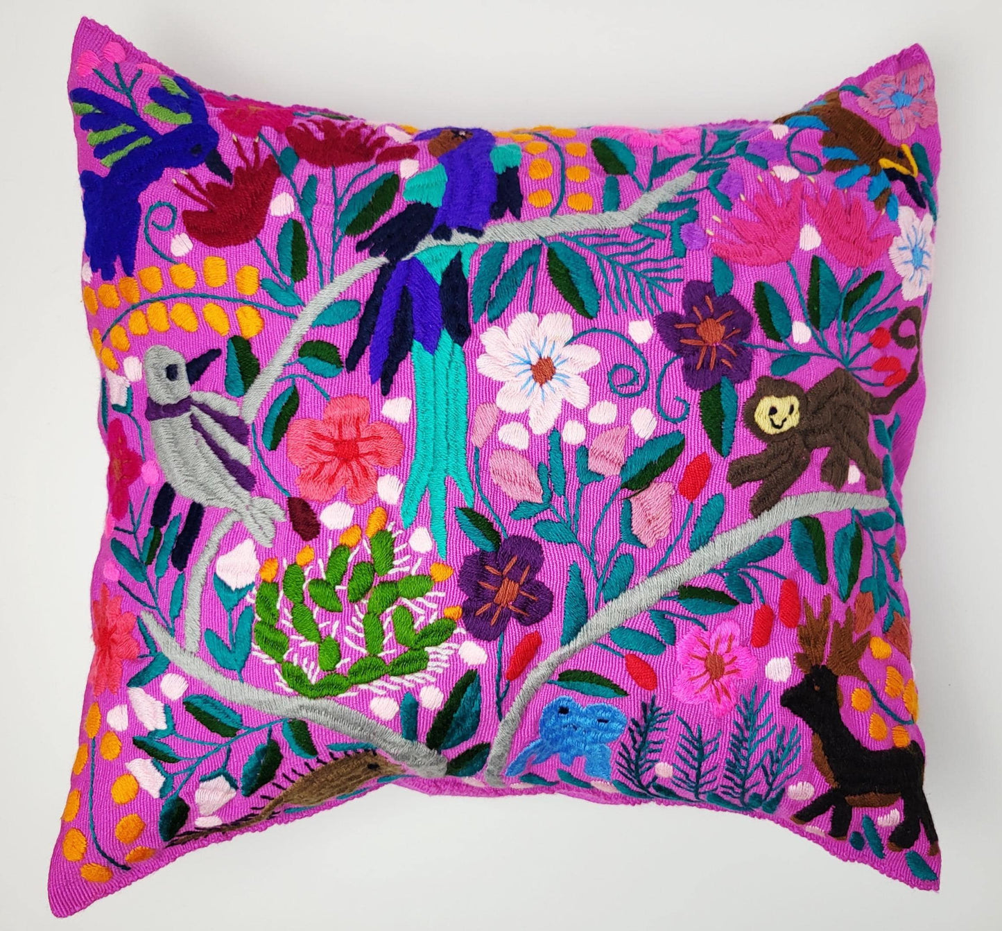 mexikanischer Kissenbezug, hangefertigt in Mexiko