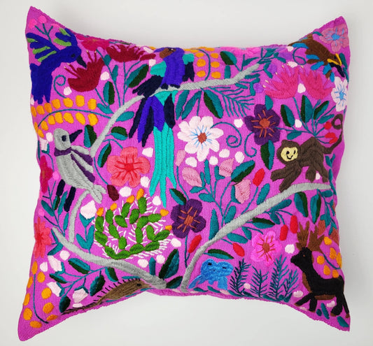 mexikanischer Kissenbezug, hangefertigt in Mexiko