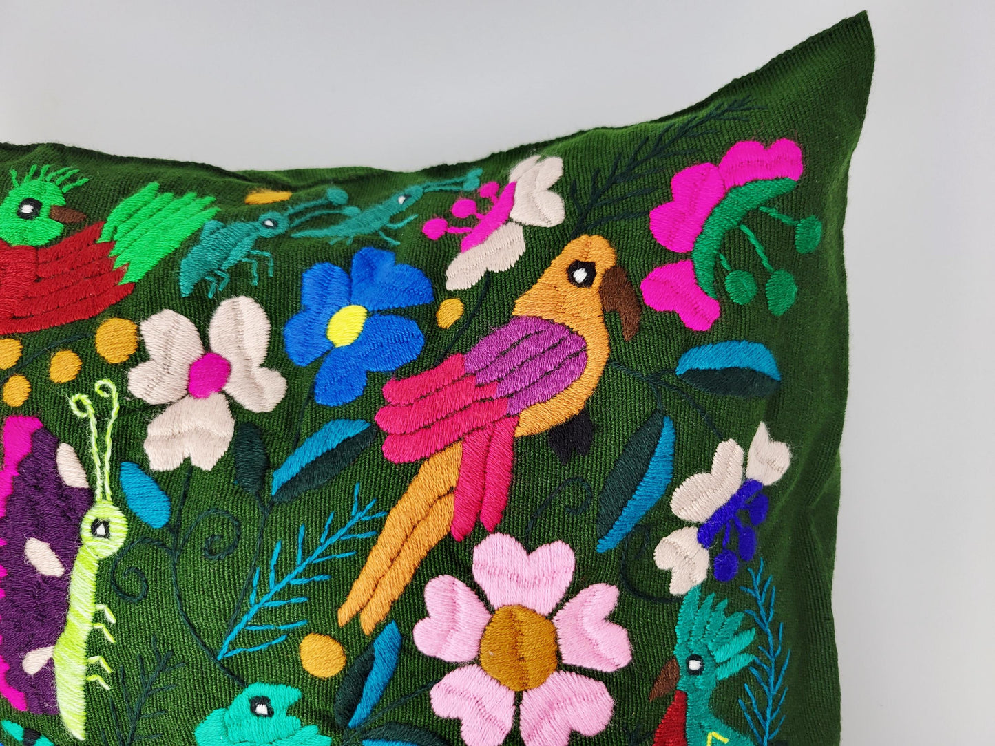 mexikanischer Kissenbezug, hangefertigt in Mexiko