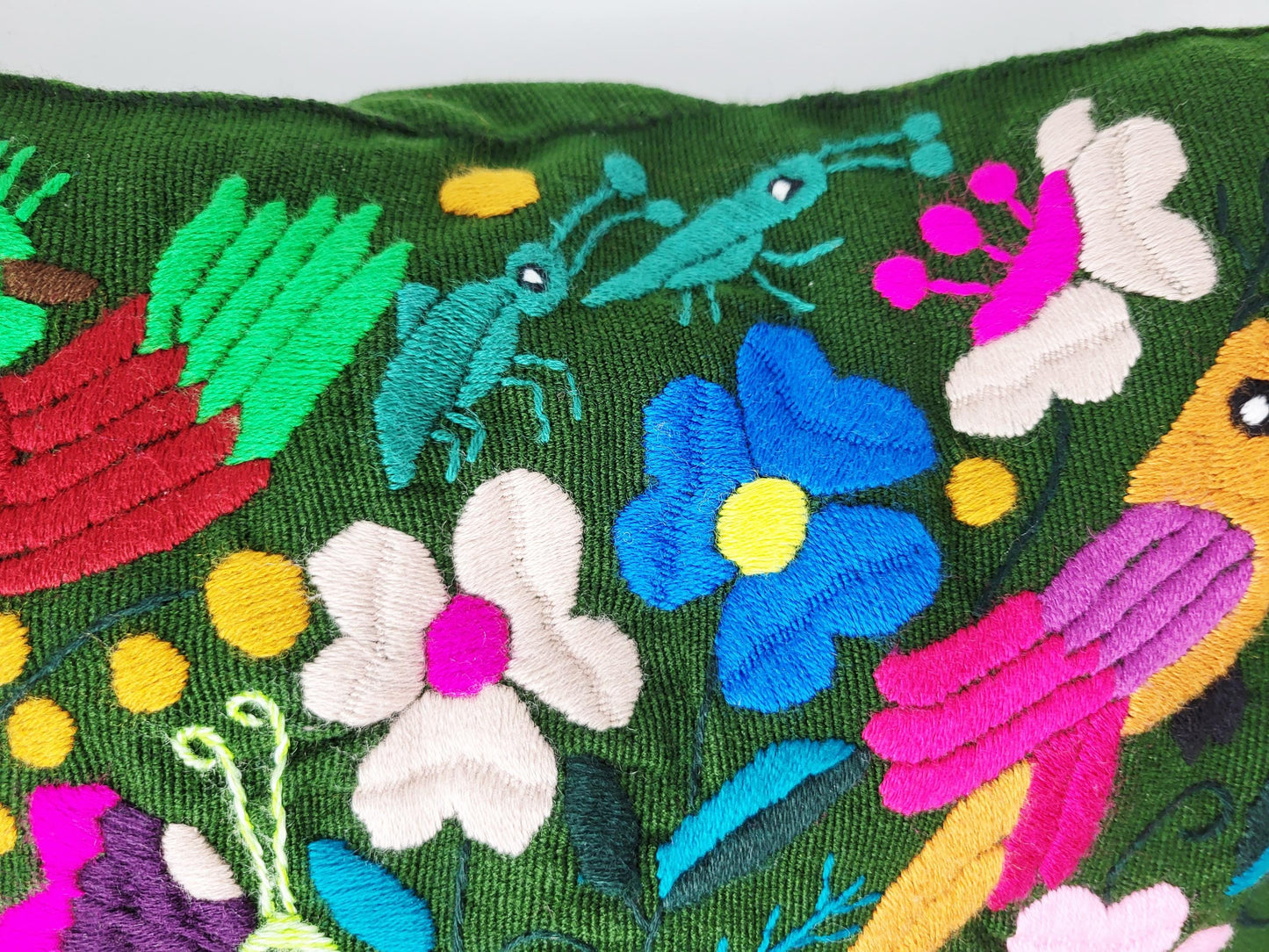 mexikanischer Kissenbezug, hangefertigt in Mexiko