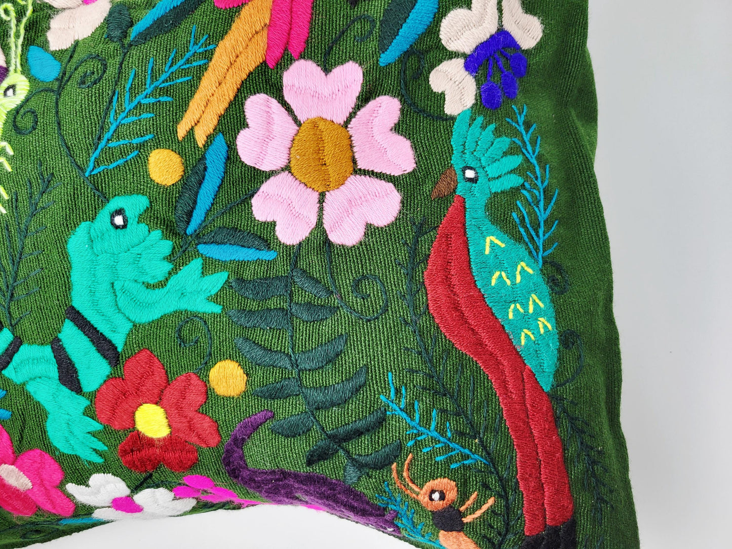 mexikanischer Kissenbezug, hangefertigt in Mexiko