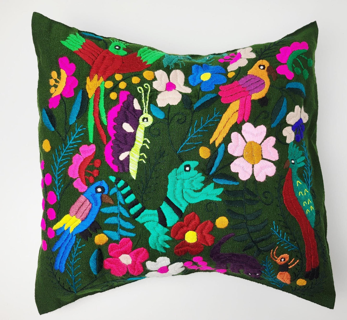 mexikanischer Kissenbezug, hangefertigt in Mexiko